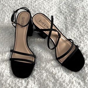 Black Heeled Sandals